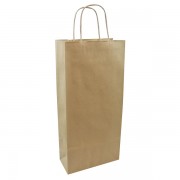 Sac kraft pour 2 bouteilles